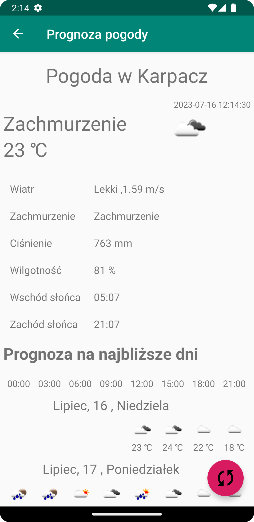 Prognoza pogody w górach